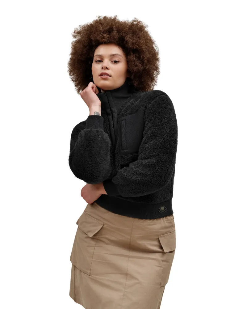 1158750 Black Janeann Half Zip Sweatshirt