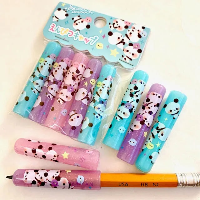 12315 QLIA 5 PENCIL CAPS-Panda-DISCONTINUED