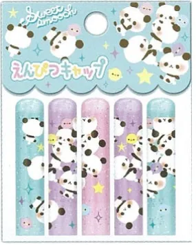 12315 QLIA 5 PENCIL CAPS-Panda-DISCONTINUED