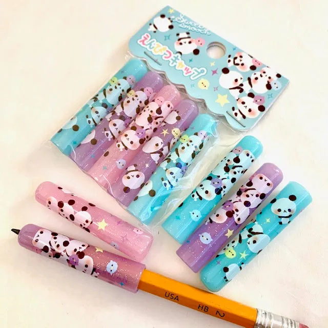 12315 QLIA 5 PENCIL CAPS-Panda-DISCONTINUED