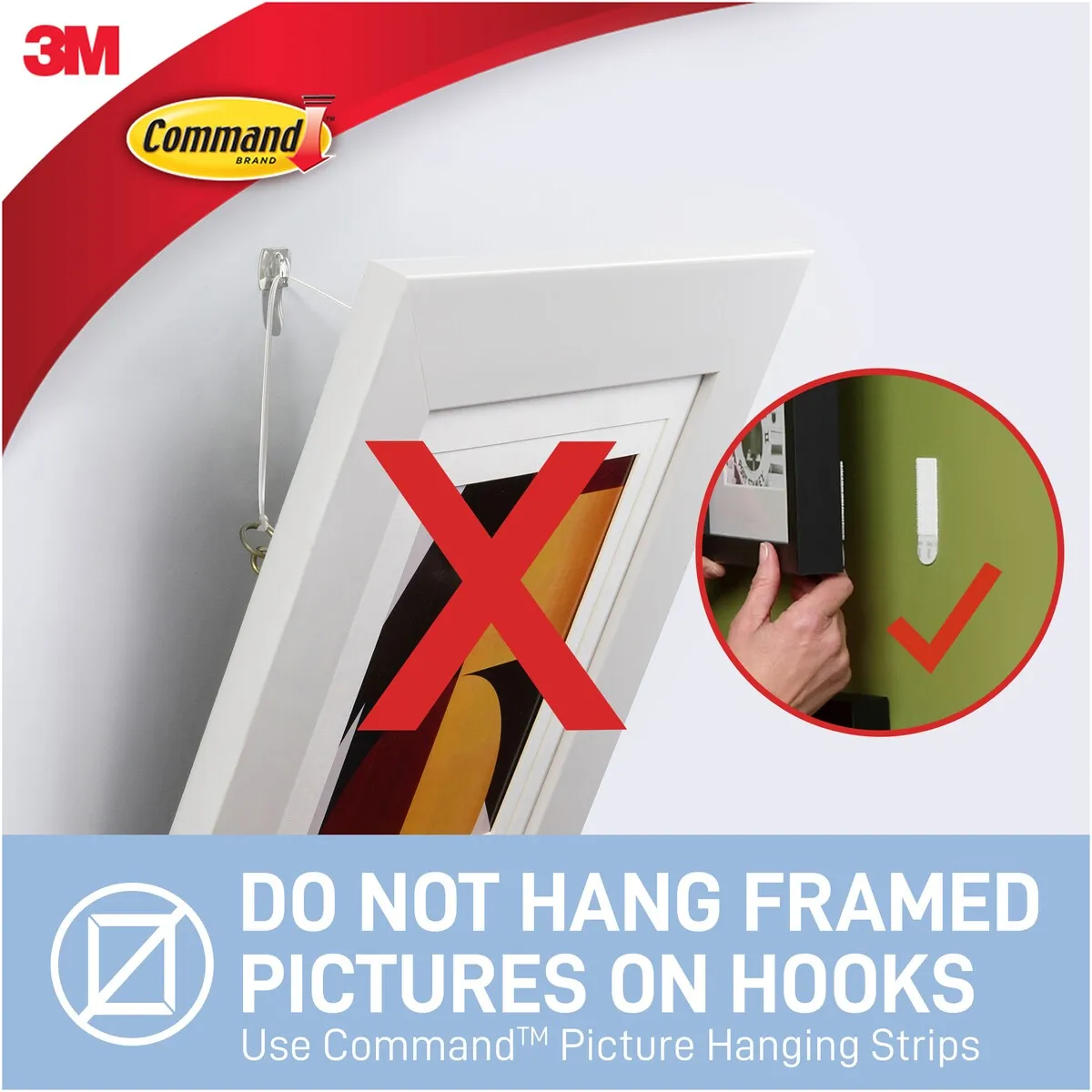 3M Command Adhesive Decorating Clips 20 Pack - Clear