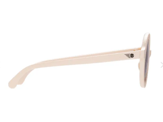 Babiators Euro Round Sweet Cream Kids Sunglasses Amber Lens