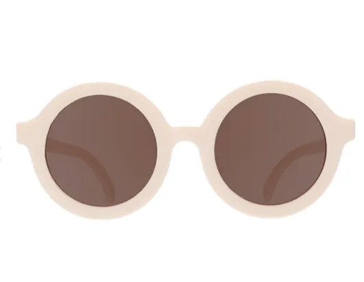 Babiators Euro Round Sweet Cream Kids Sunglasses Amber Lens