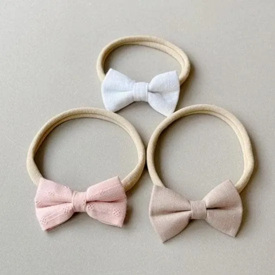 Baby Headband Bow Set (Horizon)