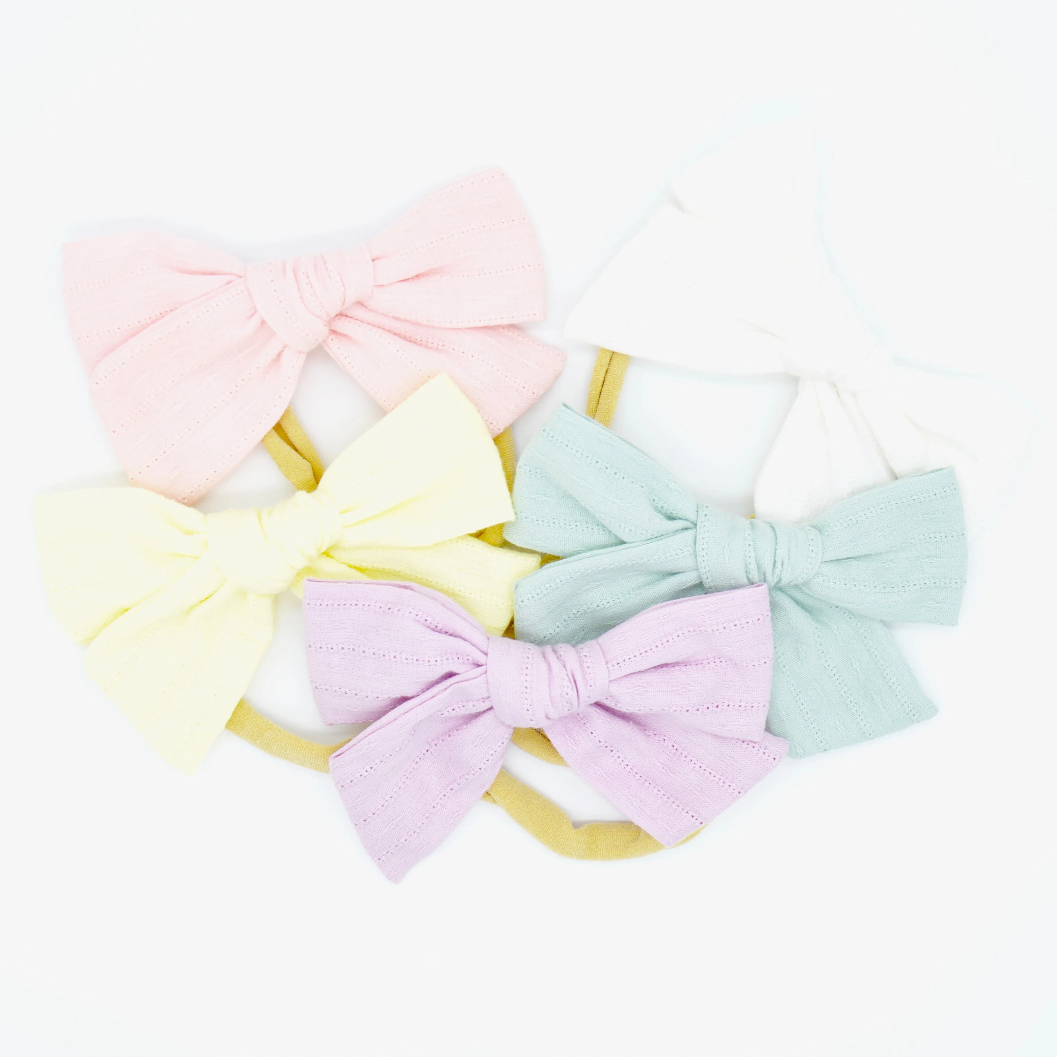 Baby Pastel Linen Headbands