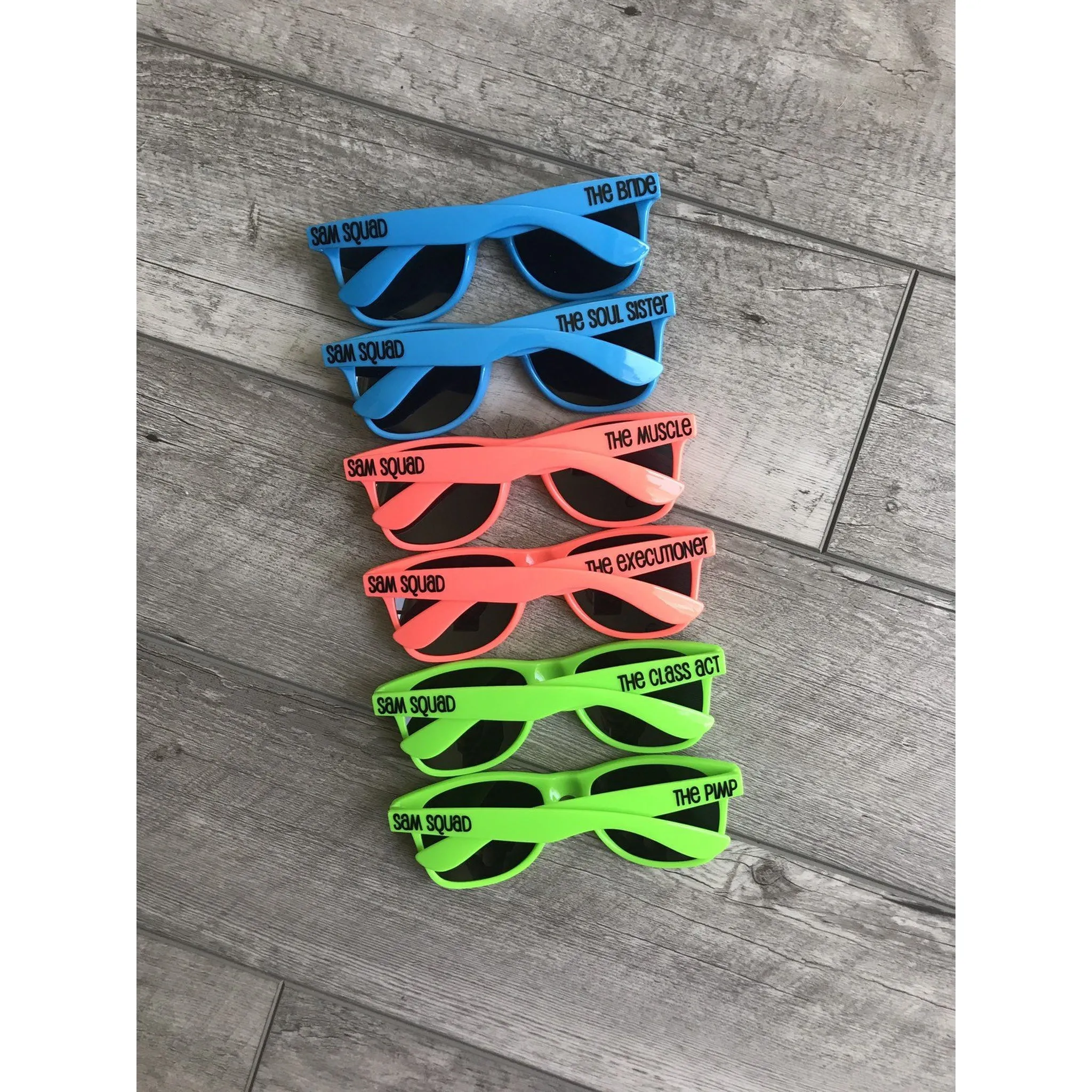 Bachelorette Party Sunglass Favors, Personalized