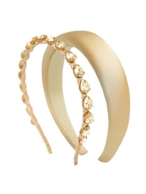 Basic Gold And Barbara Gold Headbands