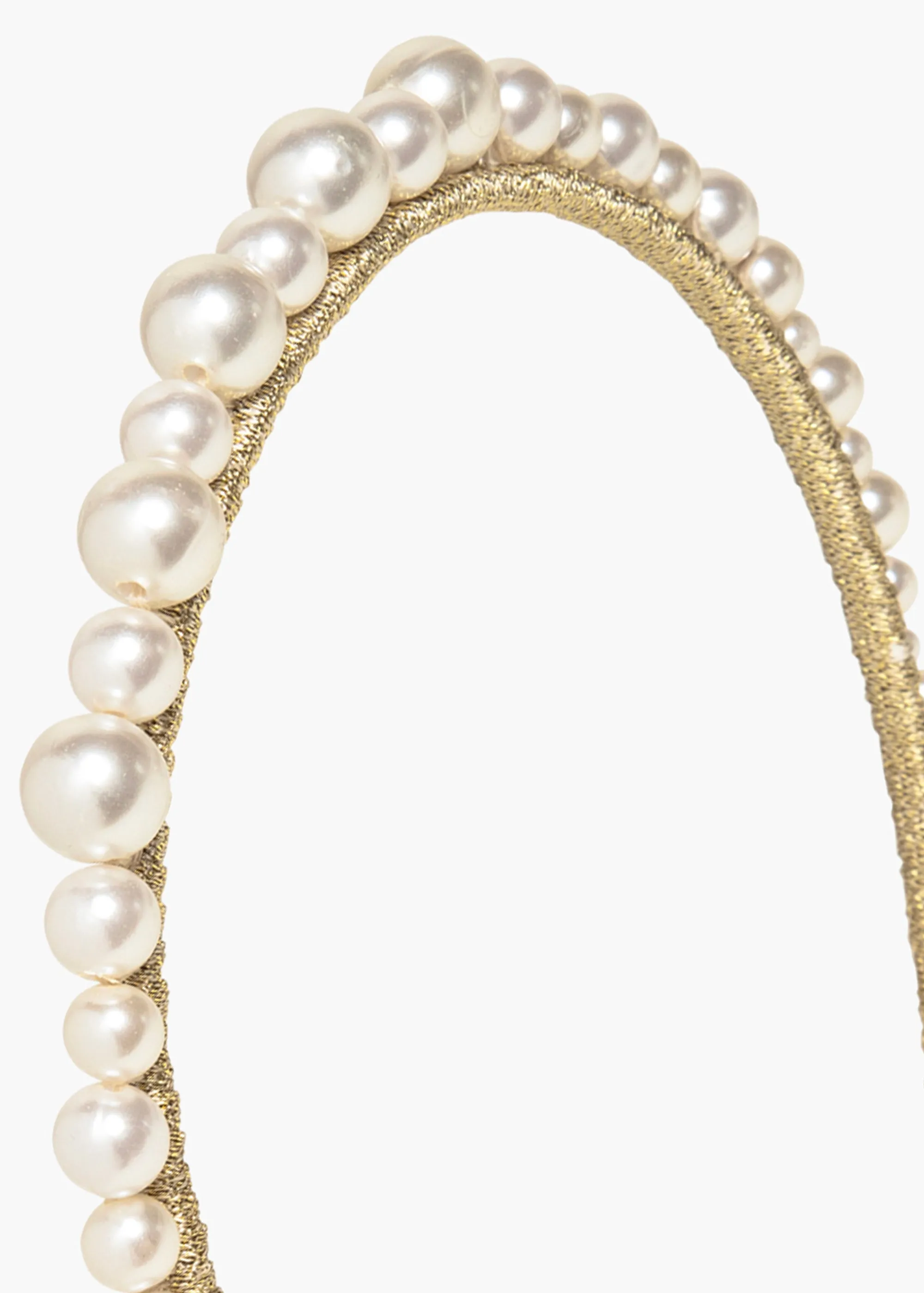 Belladonna Headband -- Pearl