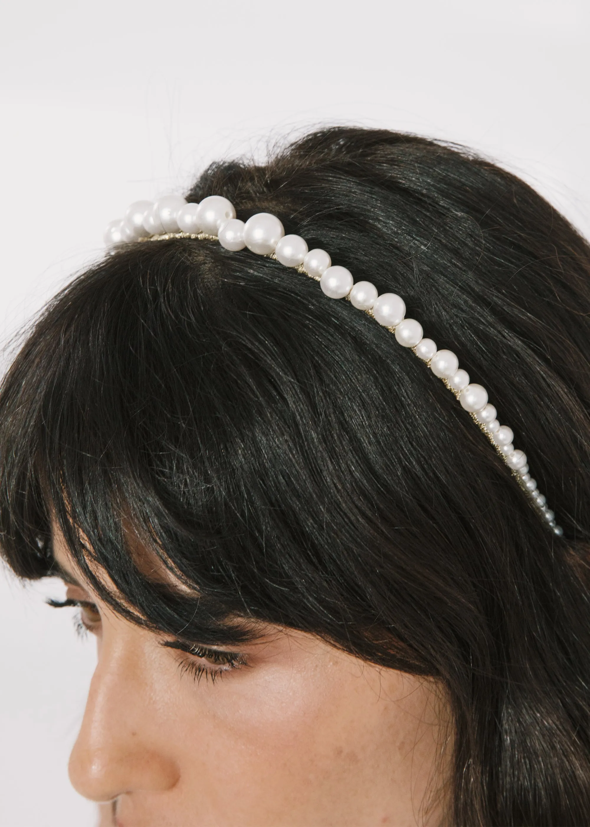 Belladonna Headband -- Pearl