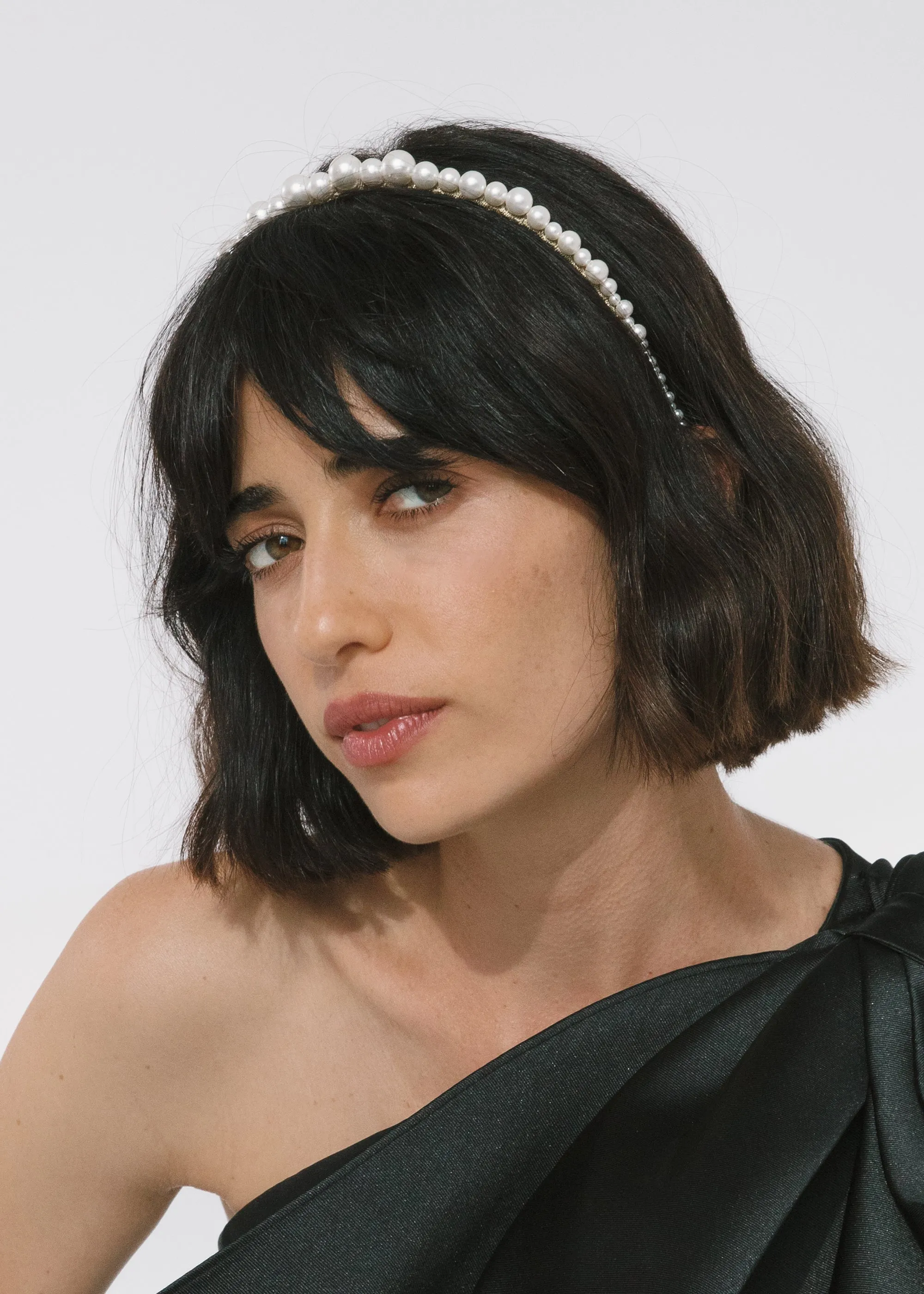 Belladonna Headband -- Pearl