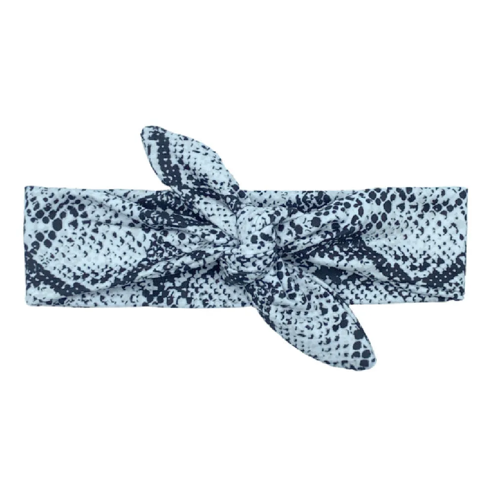 Black Snake Knotted Headband