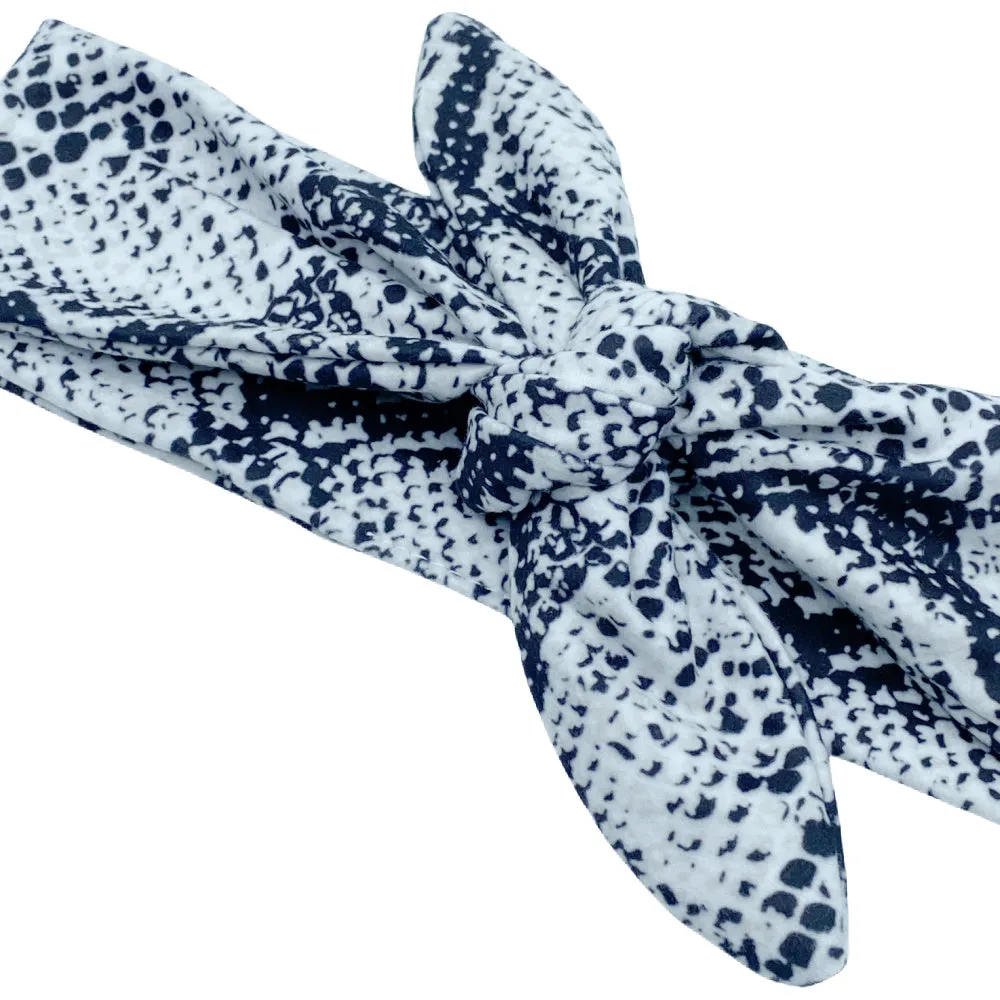 Black Snake Knotted Headband