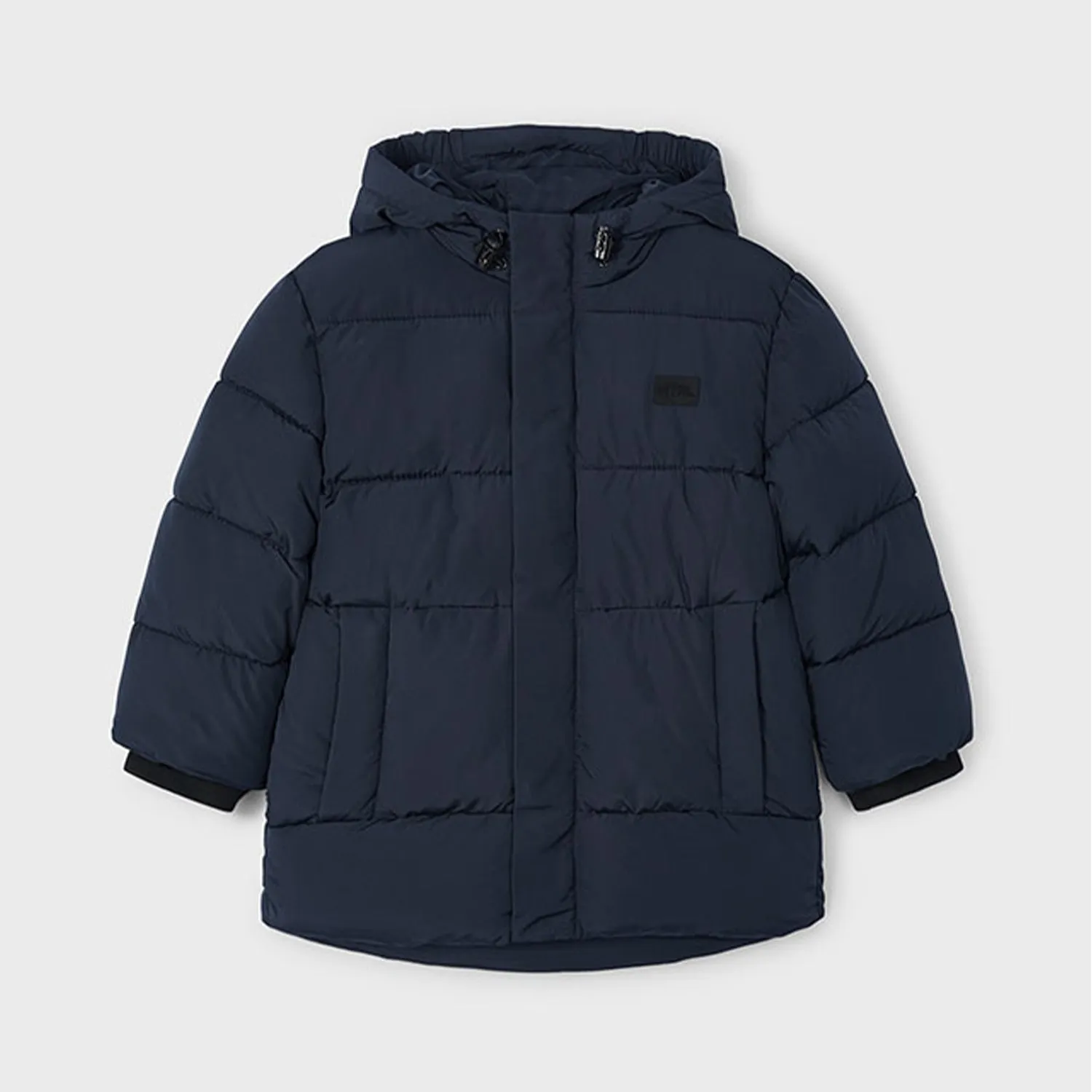 Blue Padded Long Coat