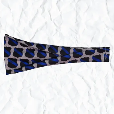 Blue Sash on Black Police