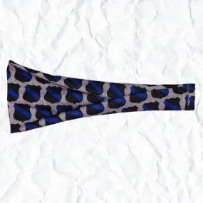 Blue Sash on Black Police