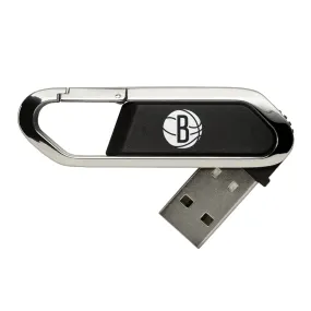Brooklyn Nets Solid USB 32GB Clip Style Flash Drive