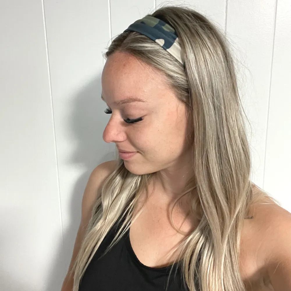Camo Knotted Headband