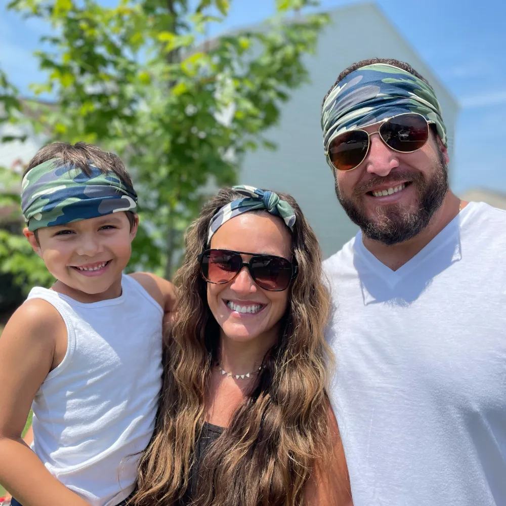 Camo Knotted Headband