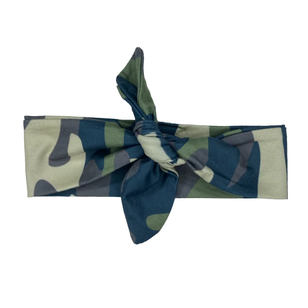 Camo Knotted Headband