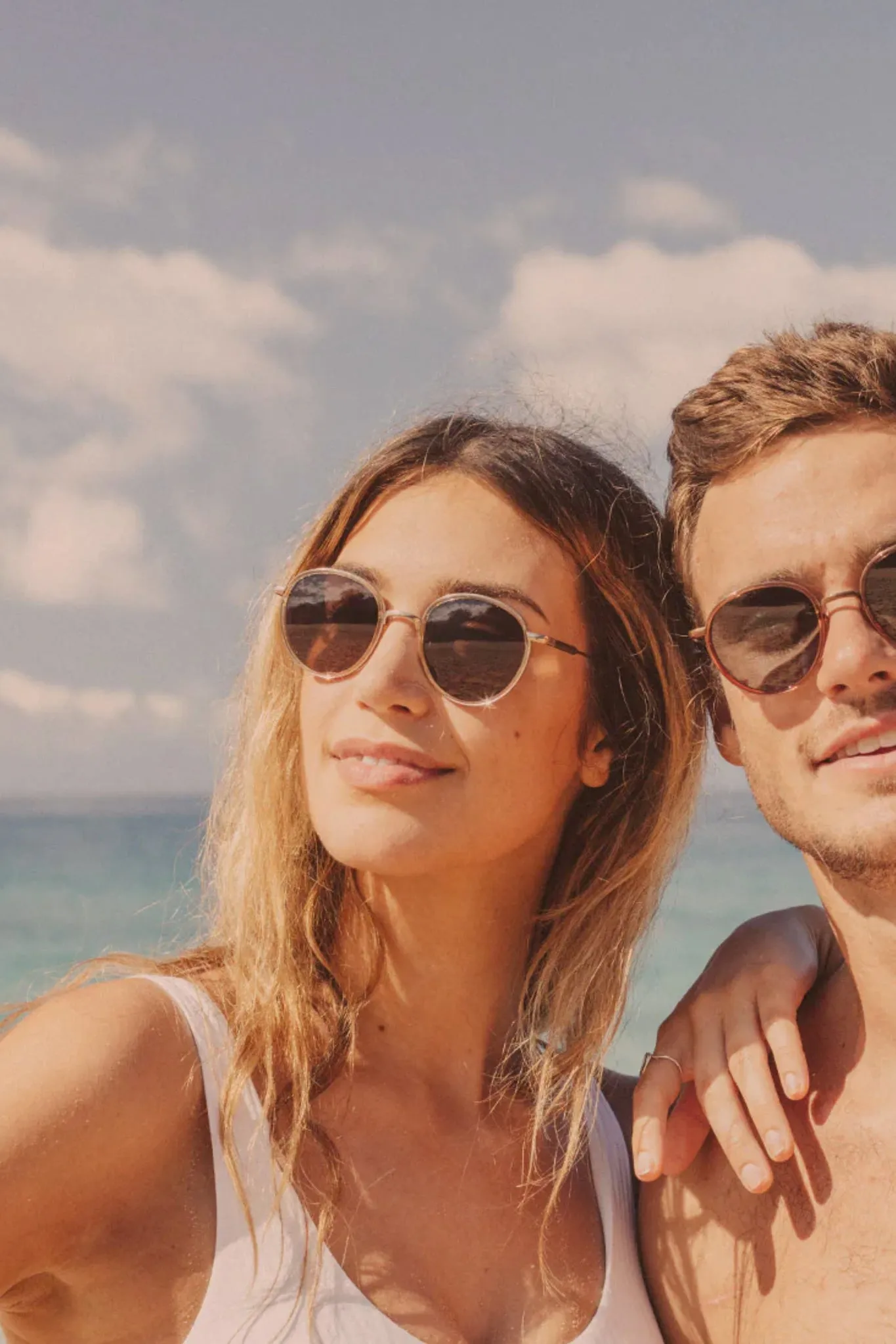 Champagne Amber Baia Polarized Sunglasses