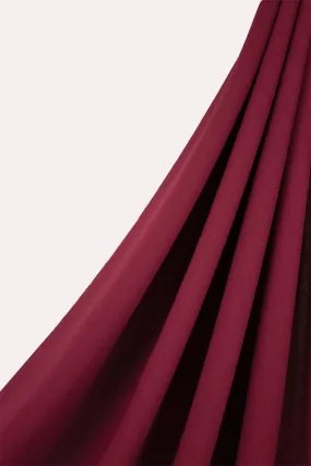Classic Chiffon Hijab - Scarlet