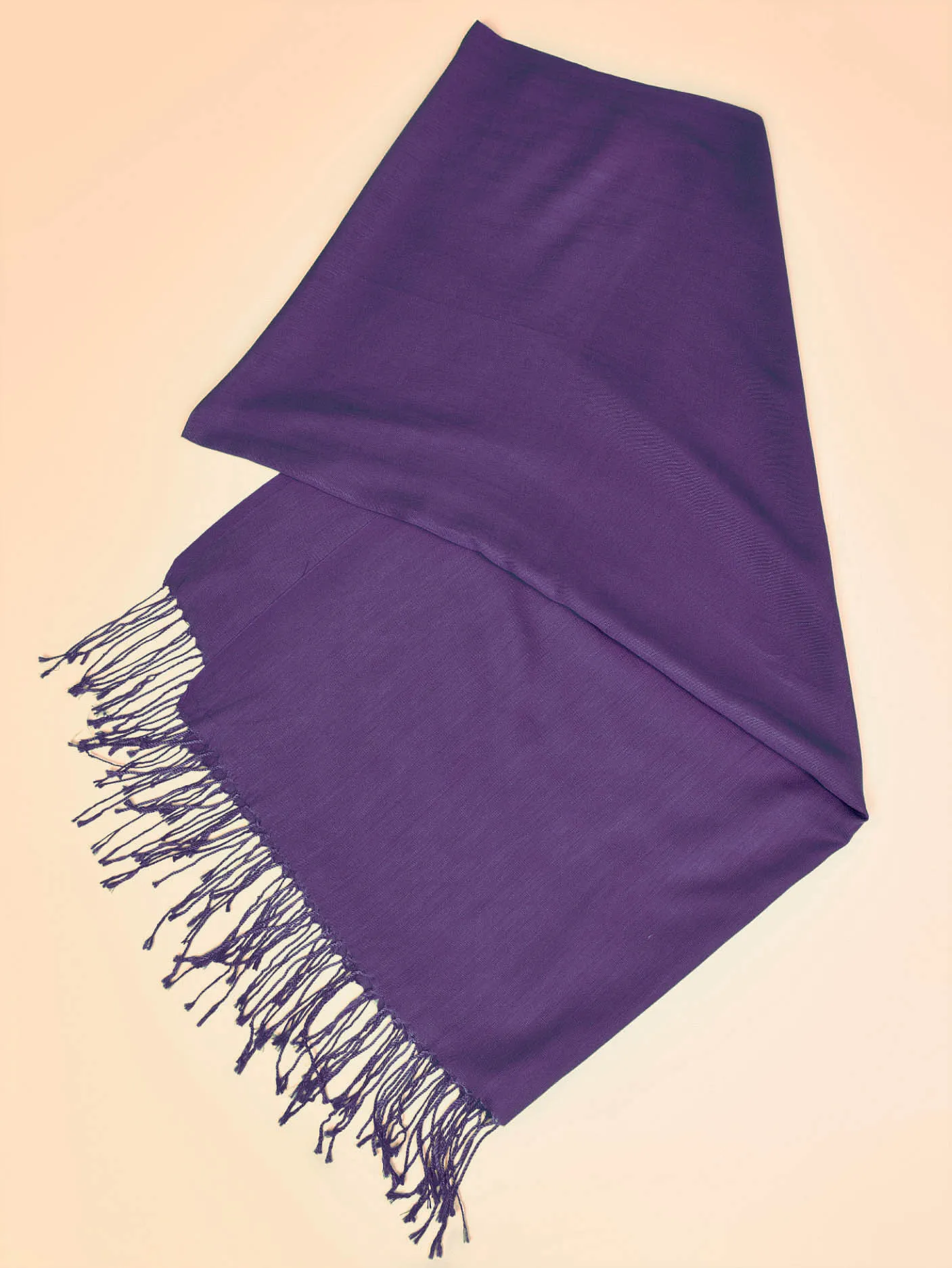 Classic Viscose Scarf - Purple