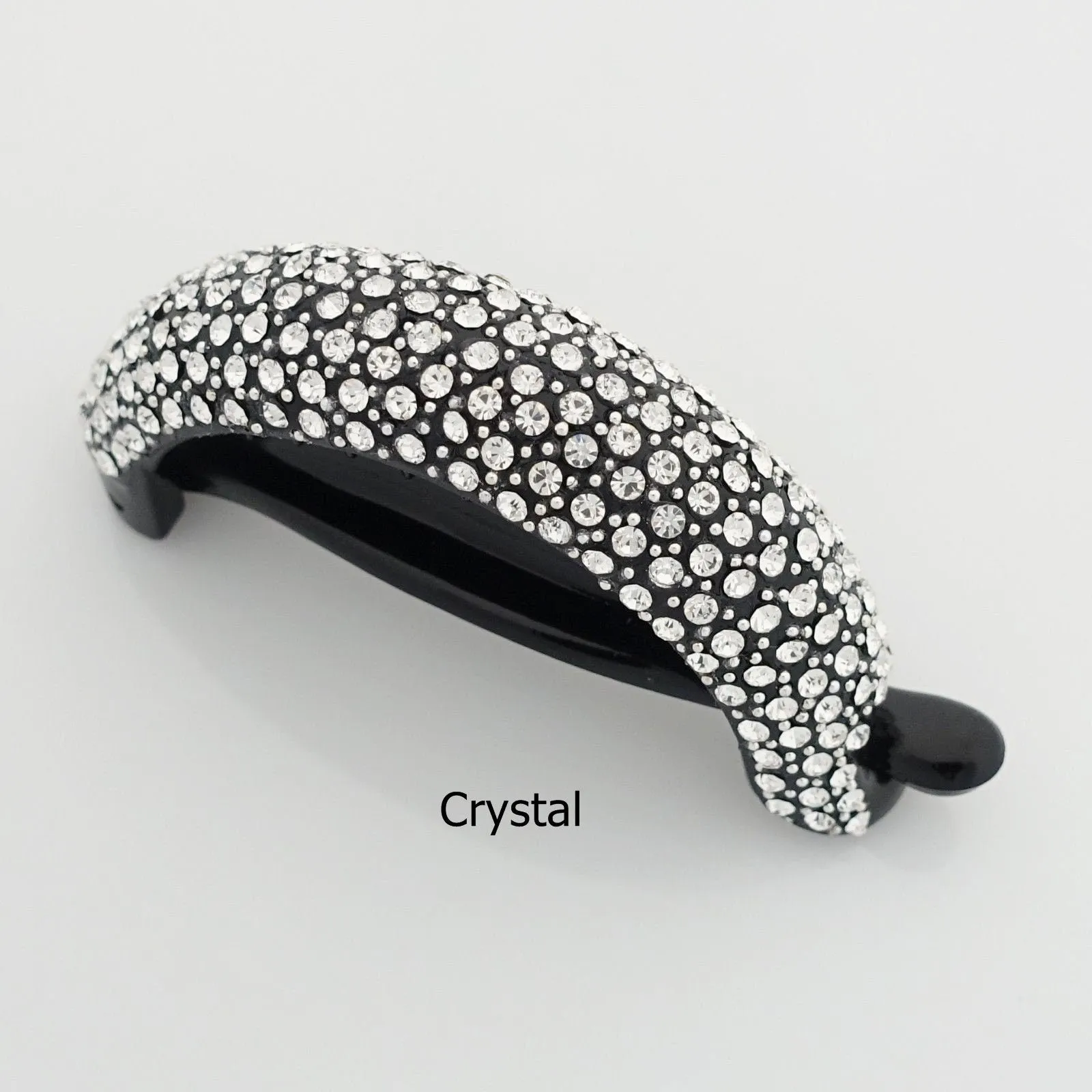 color rhinestone mounted hair moon hair claw clip dazzling hair claw clip
