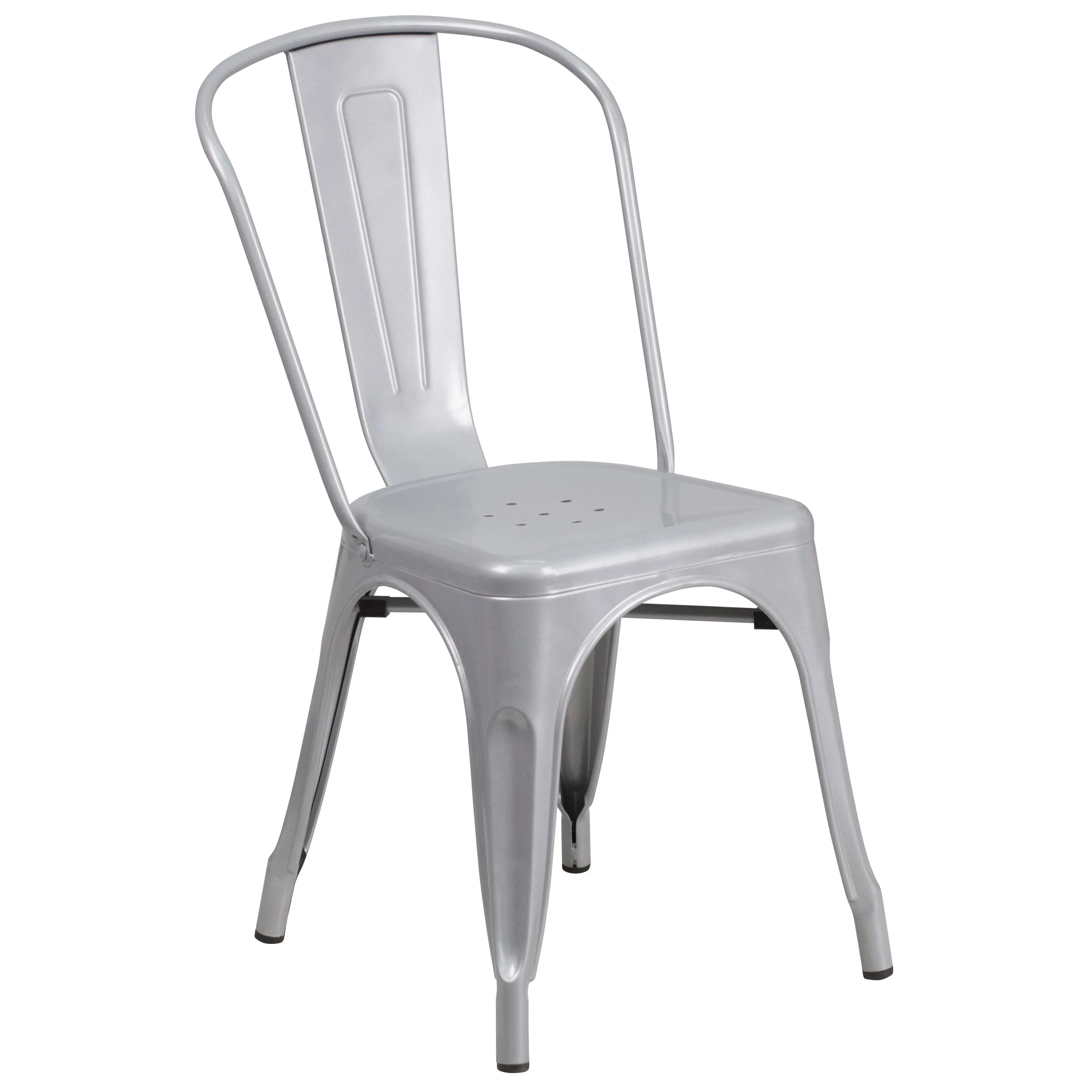 Commercial Grade 30" Round Metal Indoor-Outdoor Table Set with 2 Cafe Chairs