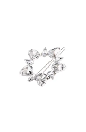 Crystal Dahlia Tige Boule Barrette