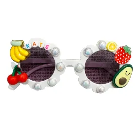 Custom Fruit Sunnies - White
