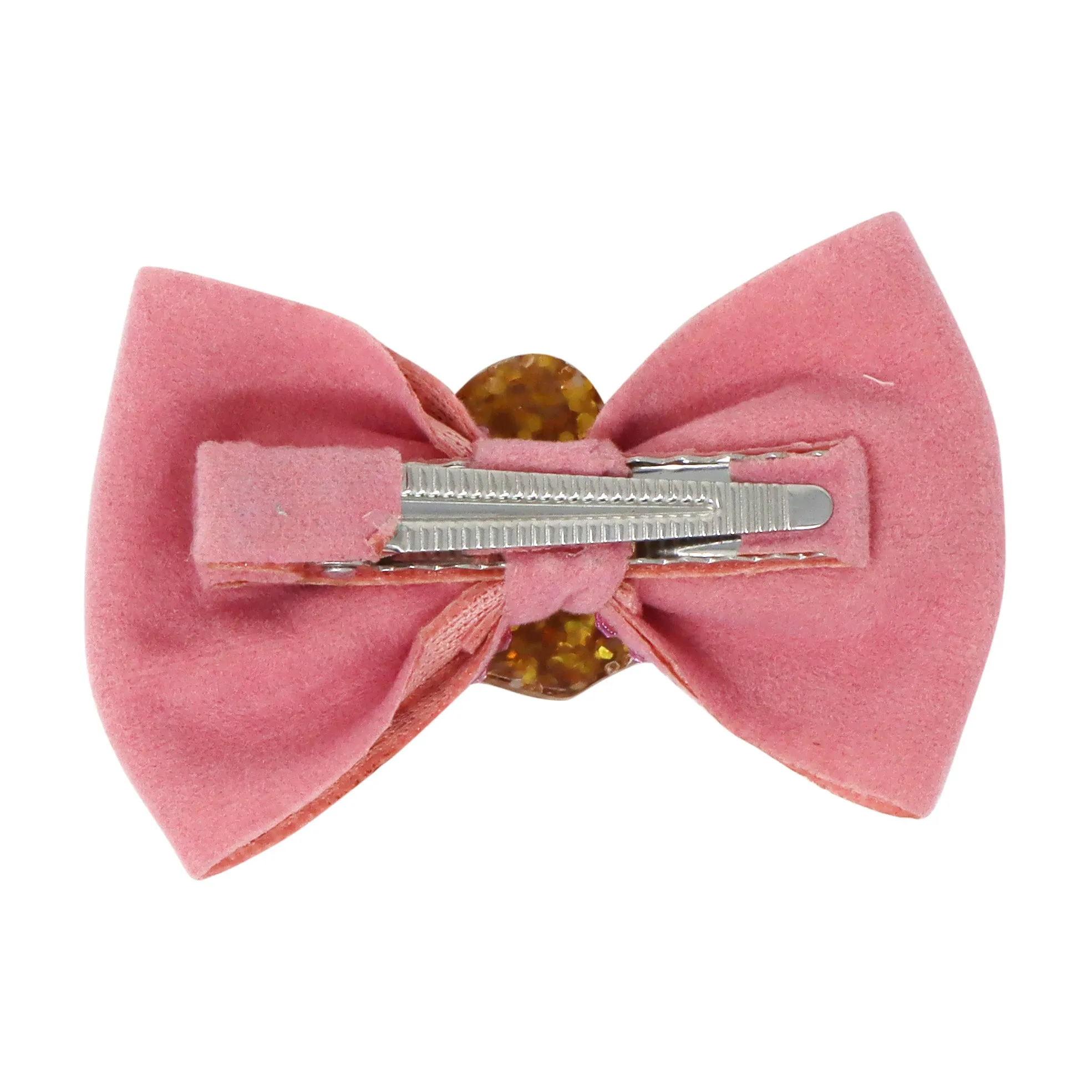 Disney Princess Ariel Pink Sparkling Rhinestone Hair Bow