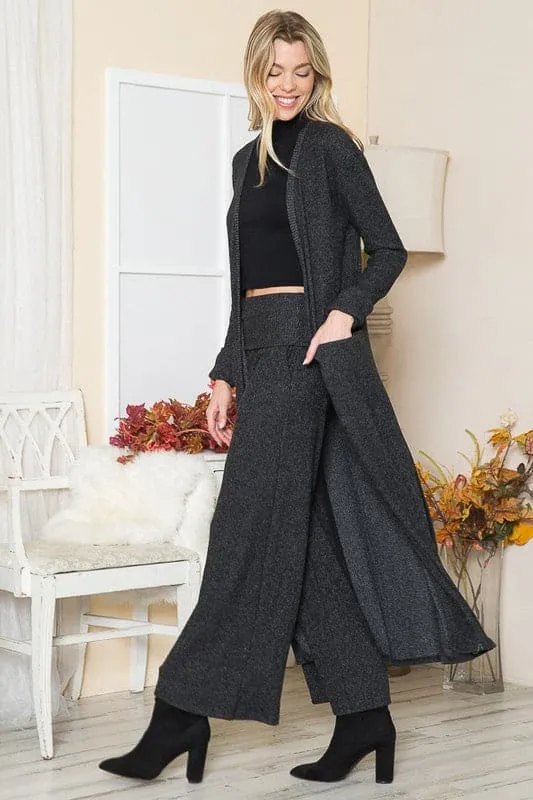 Down By The Bay Long Duster Cardigan