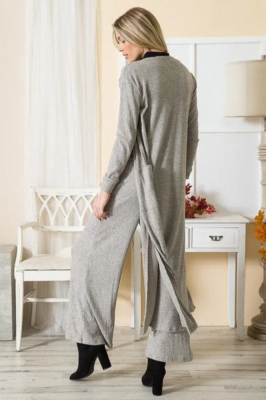 Down By The Bay Long Duster Cardigan