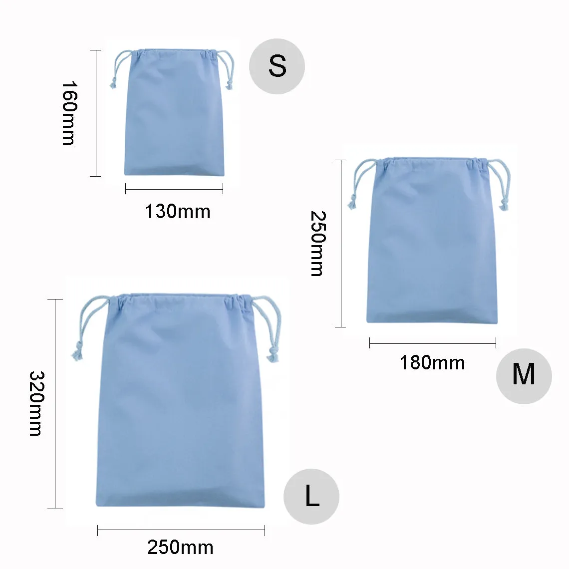 Drawstring Bag,Personalised Custom 100% Cotton Gift Bags With Your Own Text Perfect For weddings, Birthdays, Special Occasion Drawstring Bags