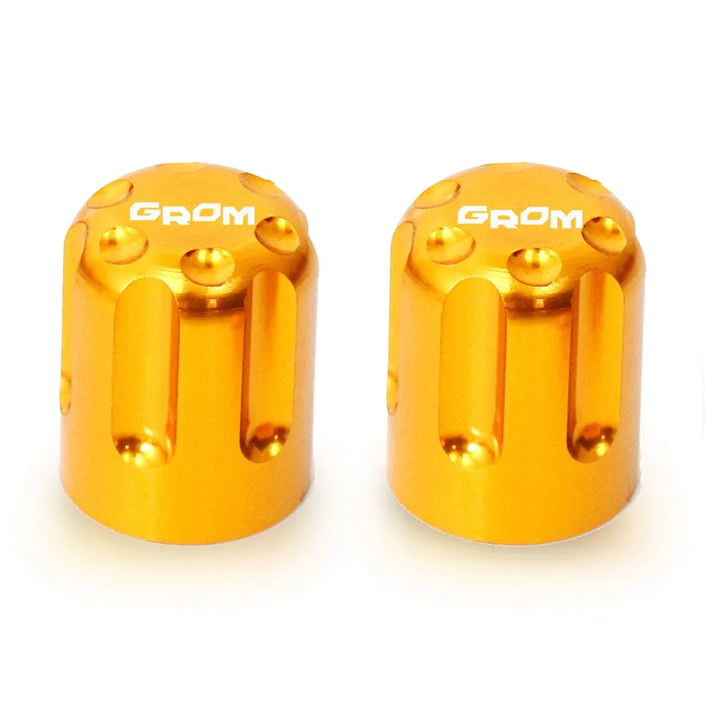 Fit Honda Grom Engraved Logo Tire Valve Stem Caps