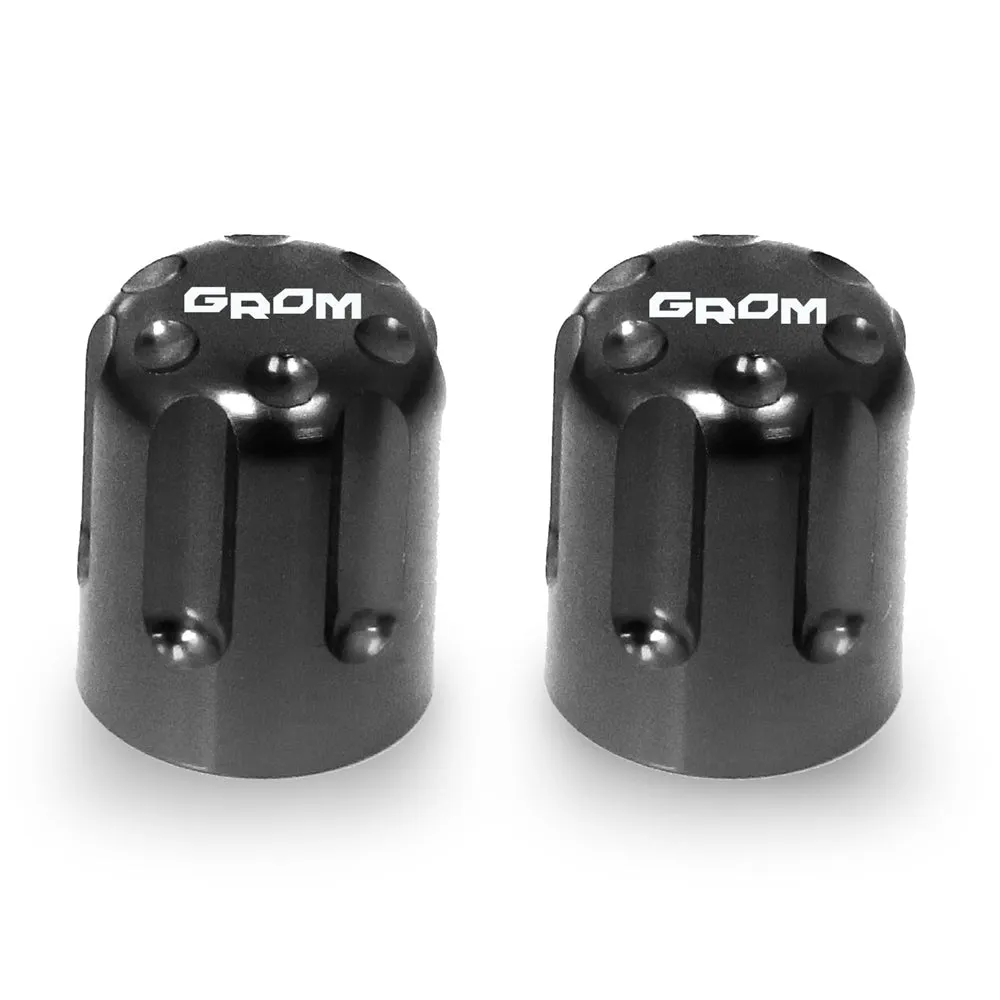 Fit Honda Grom Engraved Logo Tire Valve Stem Caps