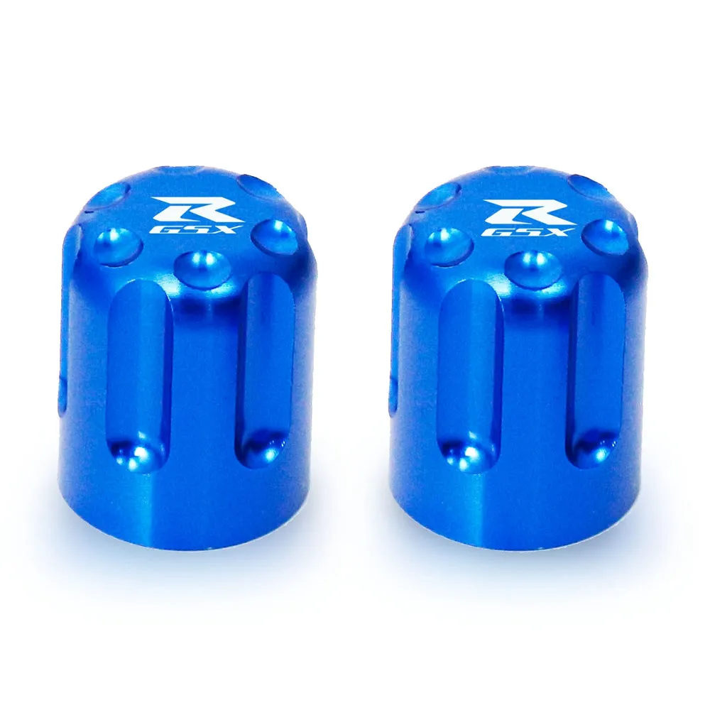 Fit Suzuki GSX-R 600 750 Engraved Logo Tire Valve Stem Caps