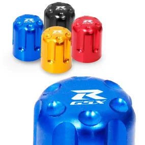 Fit Suzuki GSX-R 600 750 Engraved Logo Tire Valve Stem Caps