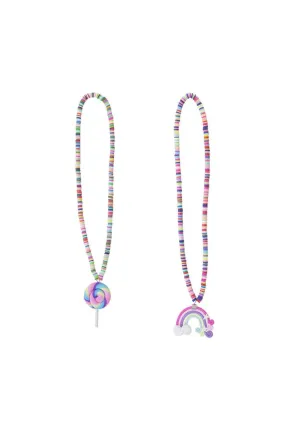 Great Pretenders Rainbow Lolly Necklace