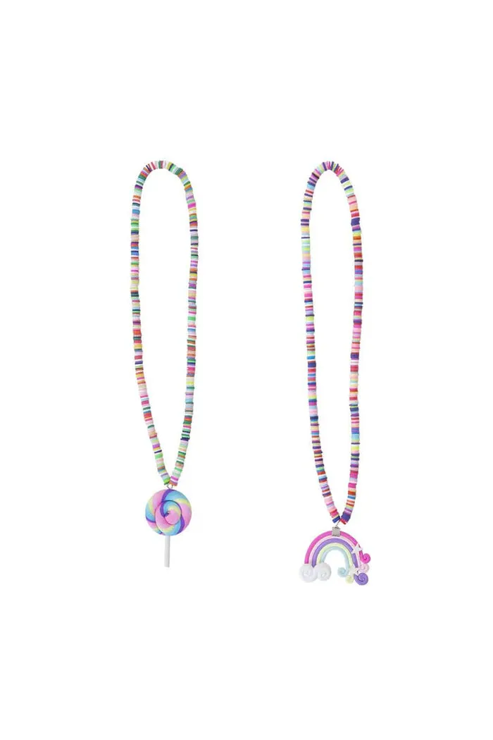 Great Pretenders Rainbow Lolly Necklace