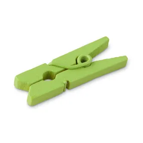 Green Mini Wooden Clips