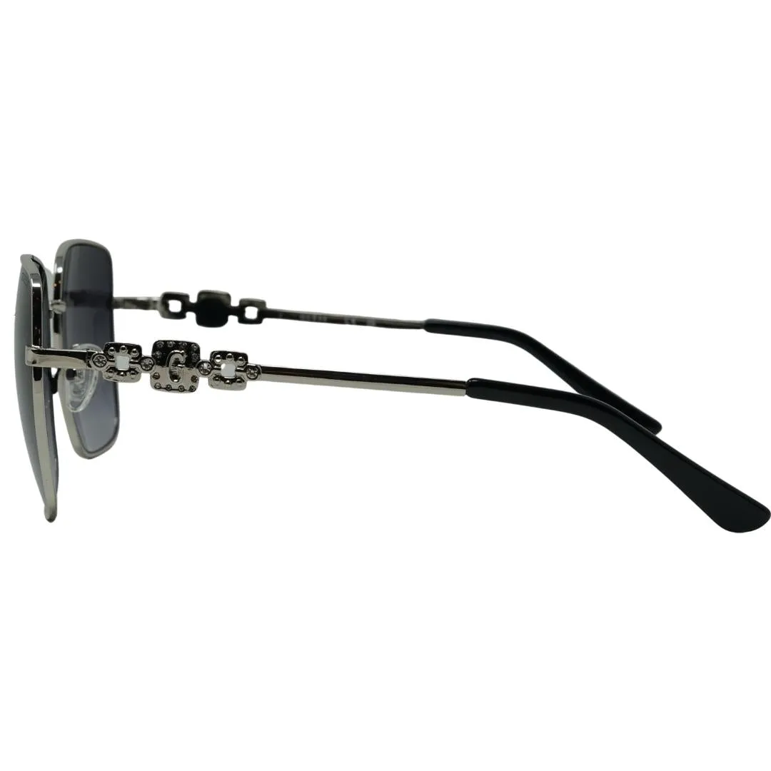 Guess Gf6115 10B Silver Sunglasses
