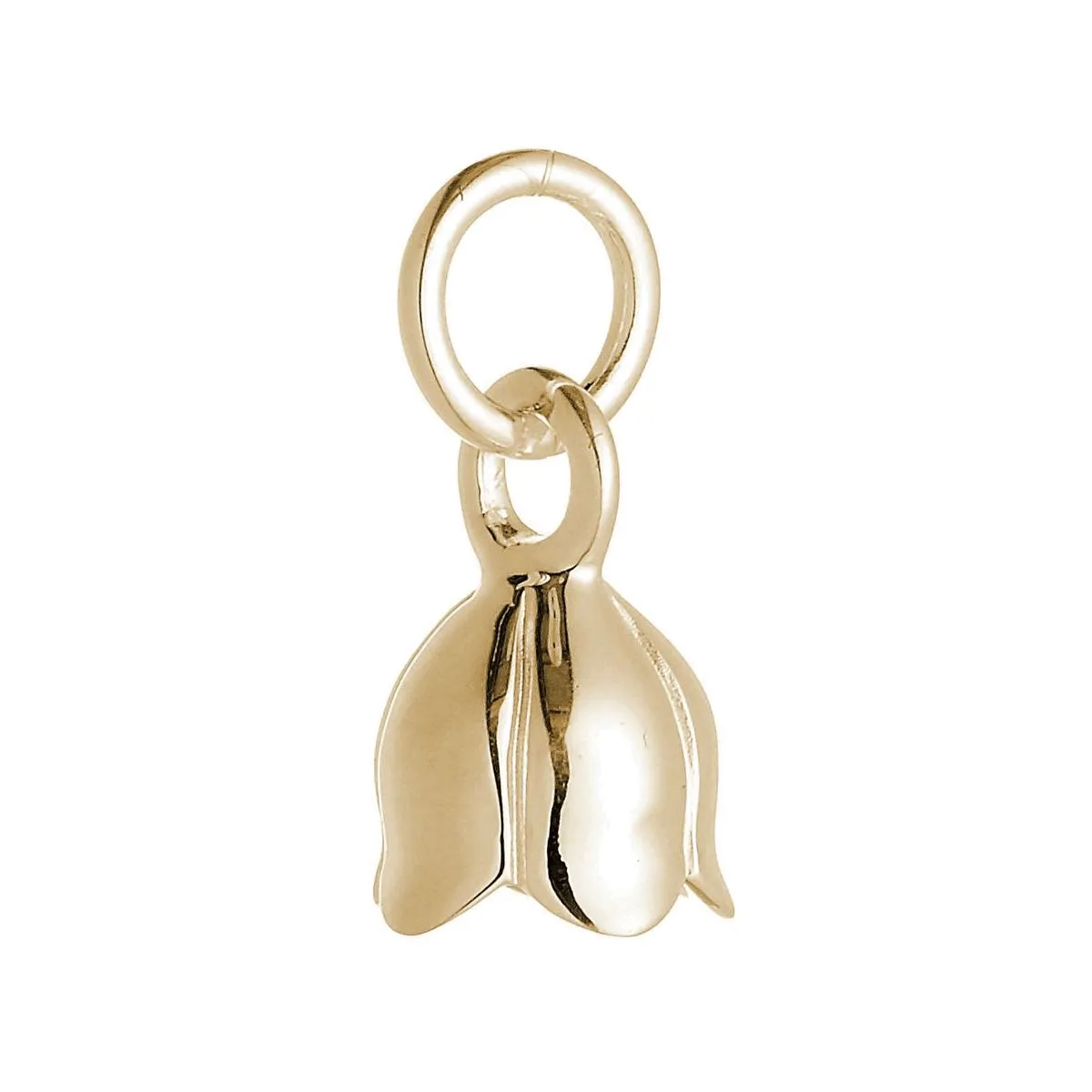 Lily Of The Valley Flower Gold Charm