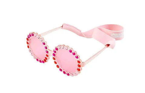 Mud Pie - Baby Toddler Girl Sunglasses & Strap Sets