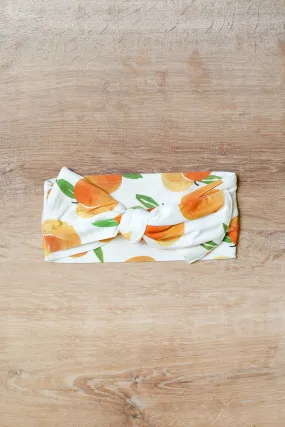 Peaches Bamboo Bow Headband