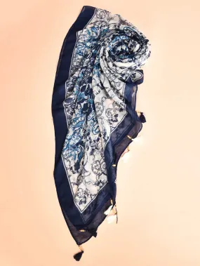 Pearled Tussel Viscose Scarf