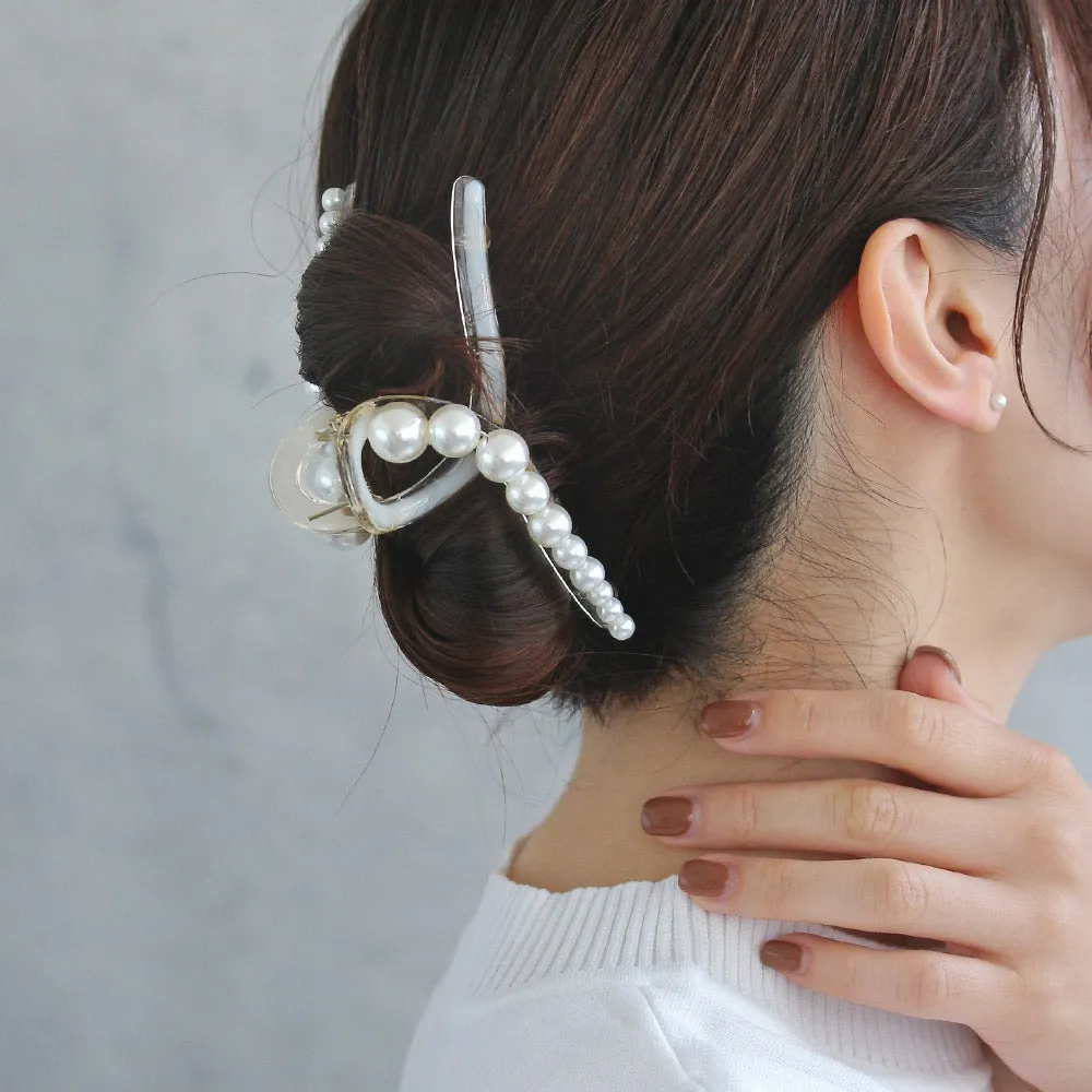 Pearlized Loop Hair Claw