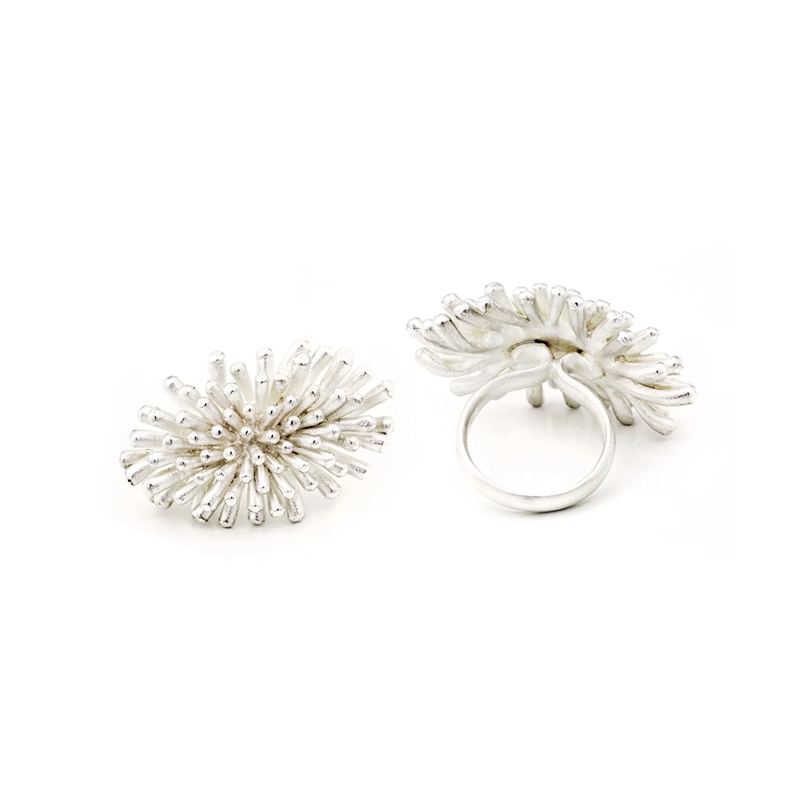 Polydora silver ring L