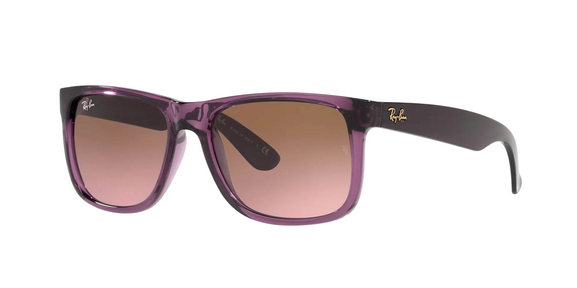 Ray-Ban Men Transparent Violet Sunglasses RB_4165_659514_55mm