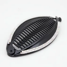 Rhinestone Decorative Cubic Banana Hair Clip  Rhinestone Series-5